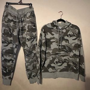 Champion Camo Jogger Set